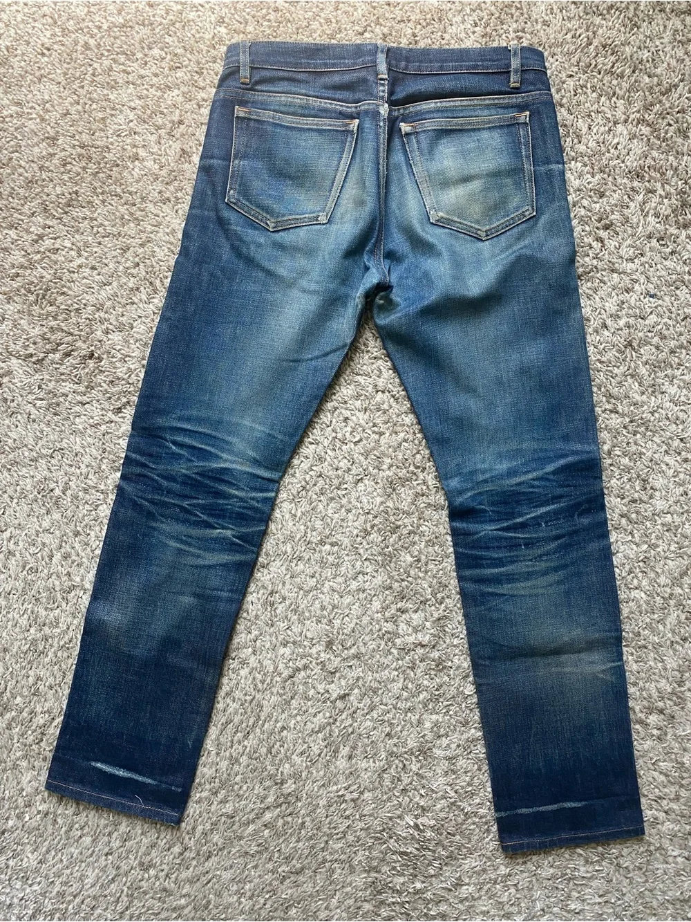 2008 APC Petit Standard Selvedge Japanese Denim Jeans. Incredible Fades!